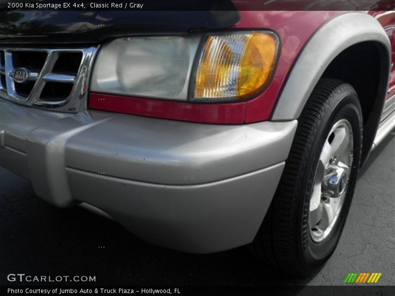 Classic Red / Gray 2000 Kia Sportage EX 4x4