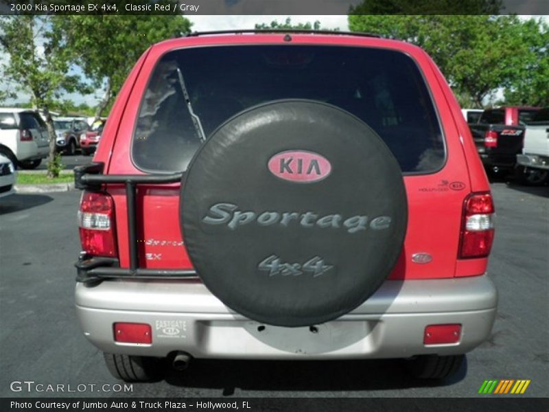 Classic Red / Gray 2000 Kia Sportage EX 4x4