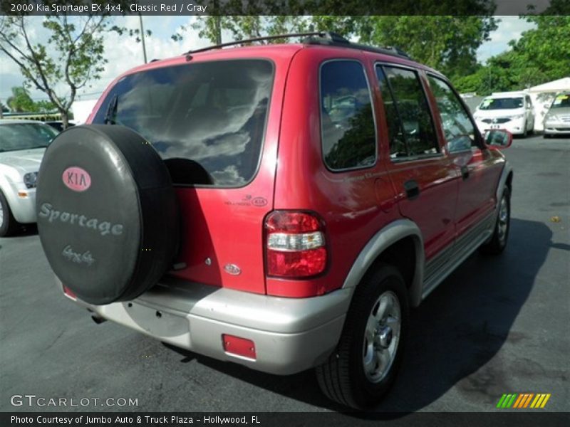 Classic Red / Gray 2000 Kia Sportage EX 4x4