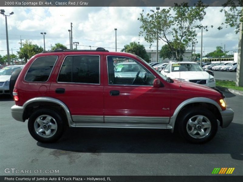 Classic Red / Gray 2000 Kia Sportage EX 4x4