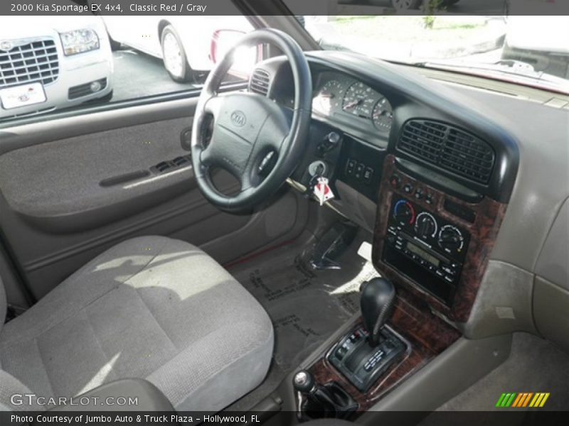 Classic Red / Gray 2000 Kia Sportage EX 4x4