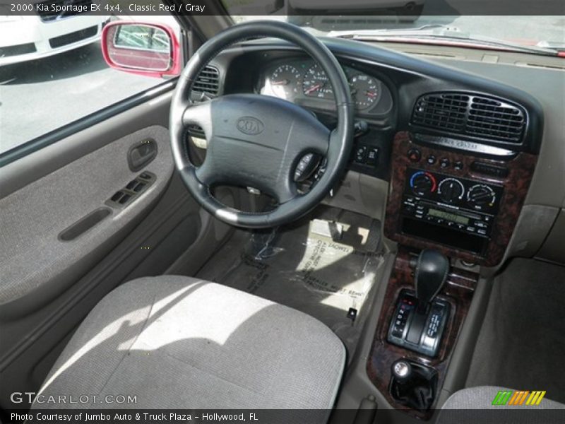 Classic Red / Gray 2000 Kia Sportage EX 4x4