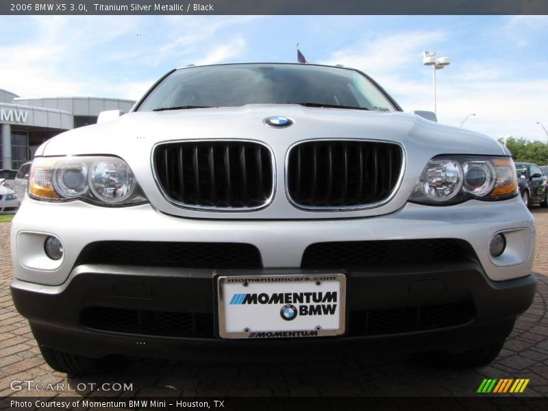 Titanium Silver Metallic / Black 2006 BMW X5 3.0i