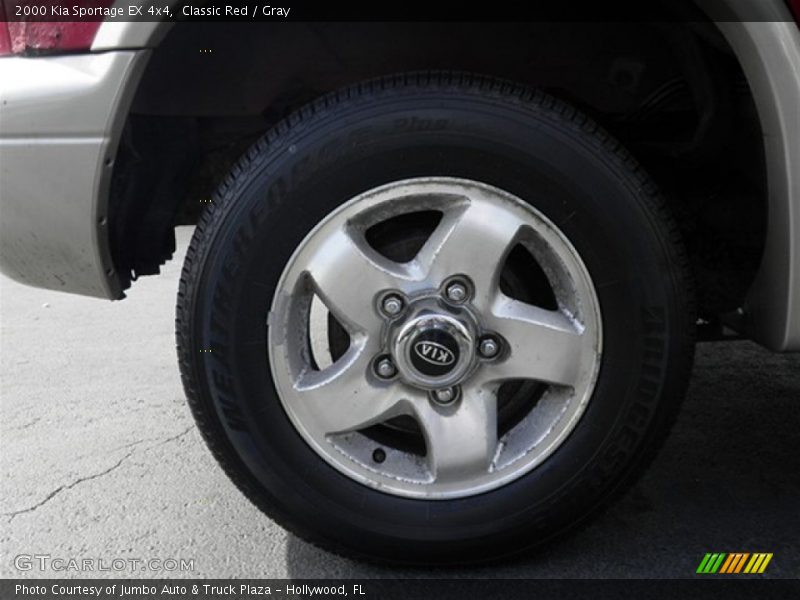 Classic Red / Gray 2000 Kia Sportage EX 4x4