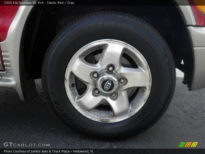 Classic Red / Gray 2000 Kia Sportage EX 4x4