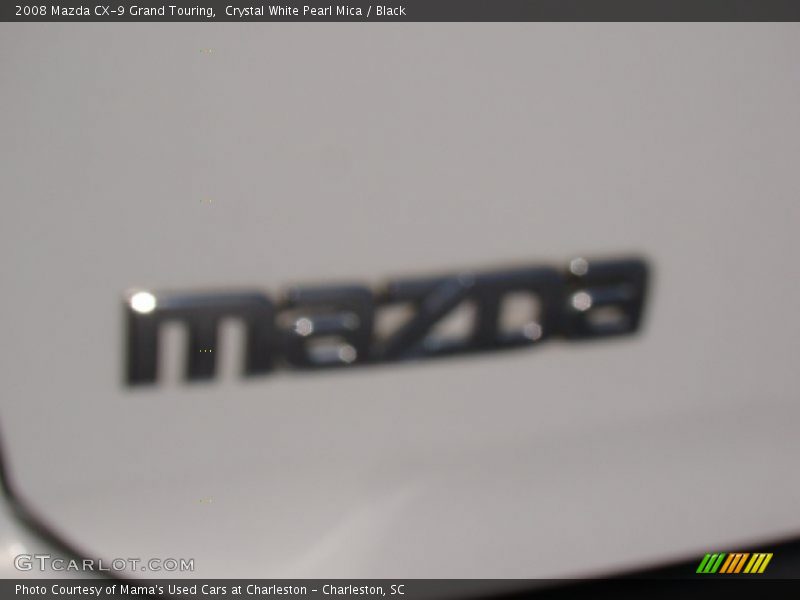 Crystal White Pearl Mica / Black 2008 Mazda CX-9 Grand Touring