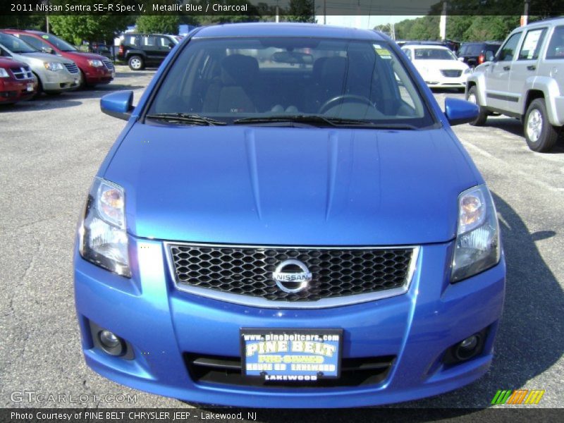 Metallic Blue / Charcoal 2011 Nissan Sentra SE-R Spec V
