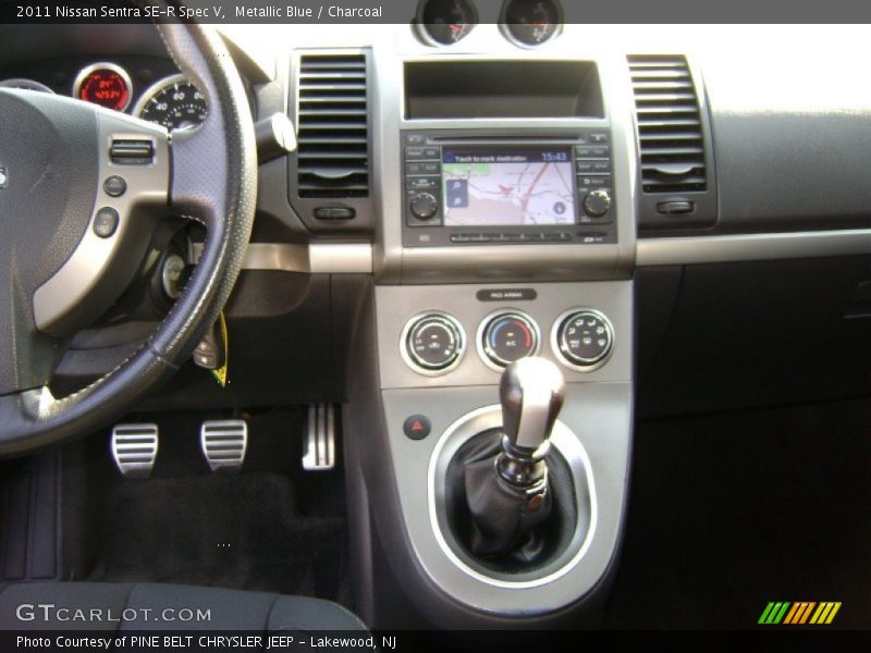 Metallic Blue / Charcoal 2011 Nissan Sentra SE-R Spec V