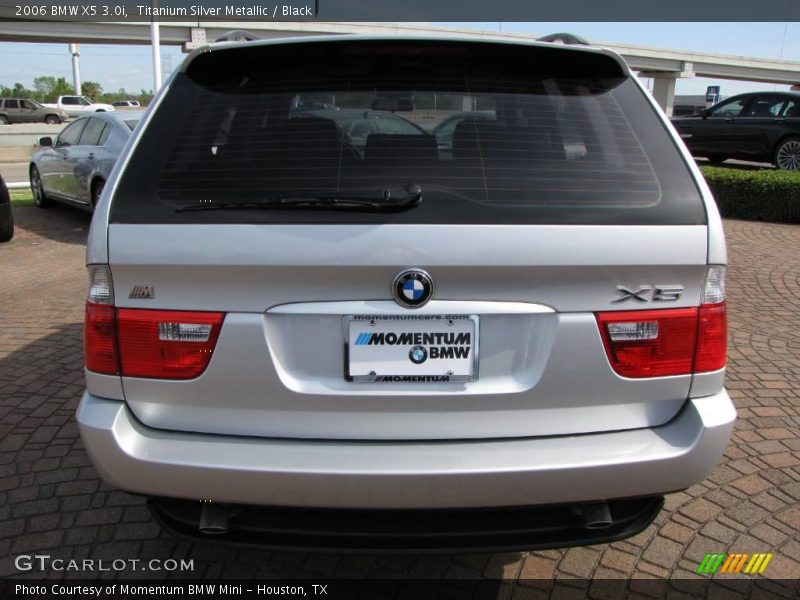 Titanium Silver Metallic / Black 2006 BMW X5 3.0i