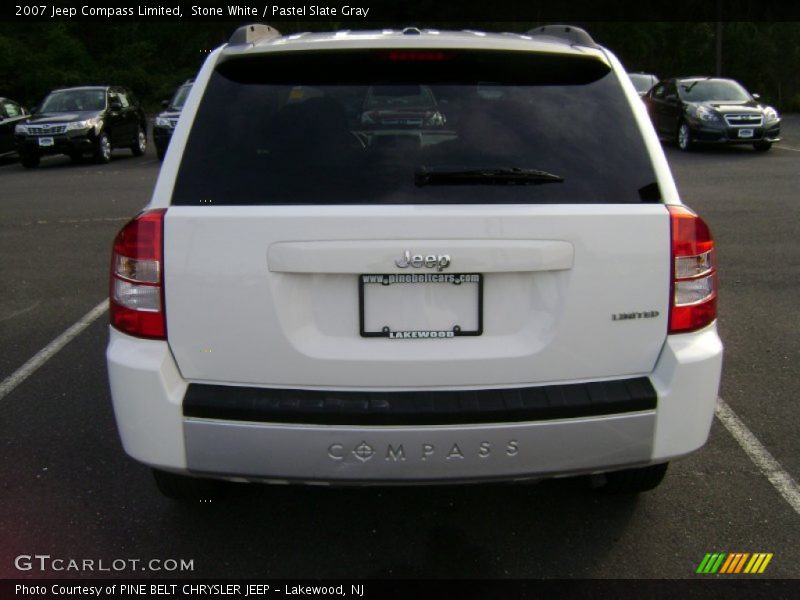 Stone White / Pastel Slate Gray 2007 Jeep Compass Limited