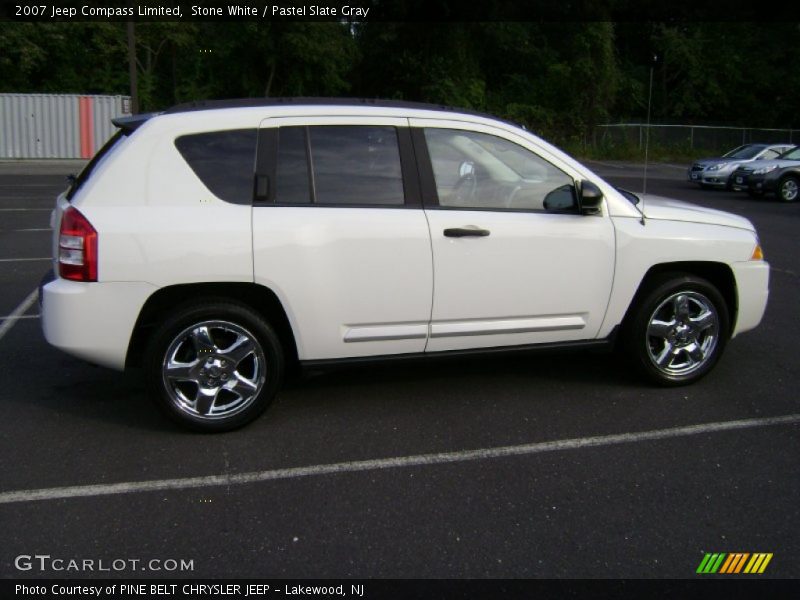 Stone White / Pastel Slate Gray 2007 Jeep Compass Limited