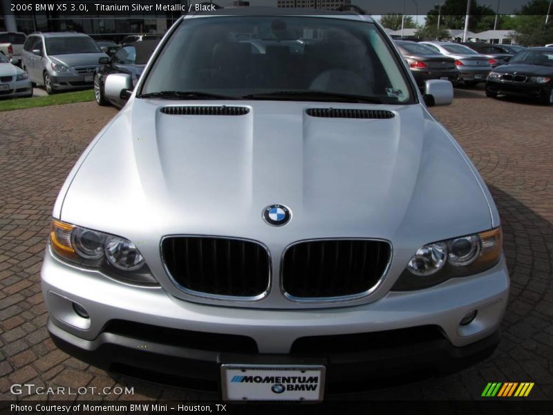 Titanium Silver Metallic / Black 2006 BMW X5 3.0i