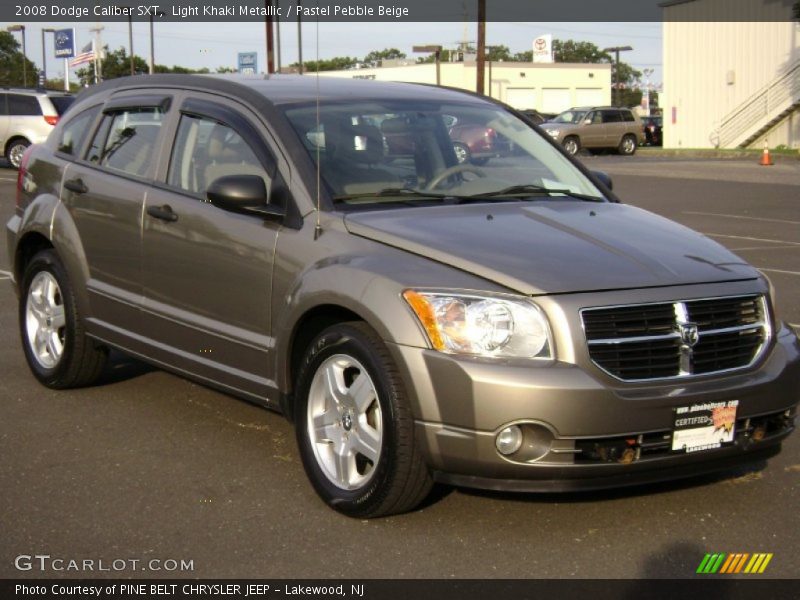 Light Khaki Metallic / Pastel Pebble Beige 2008 Dodge Caliber SXT