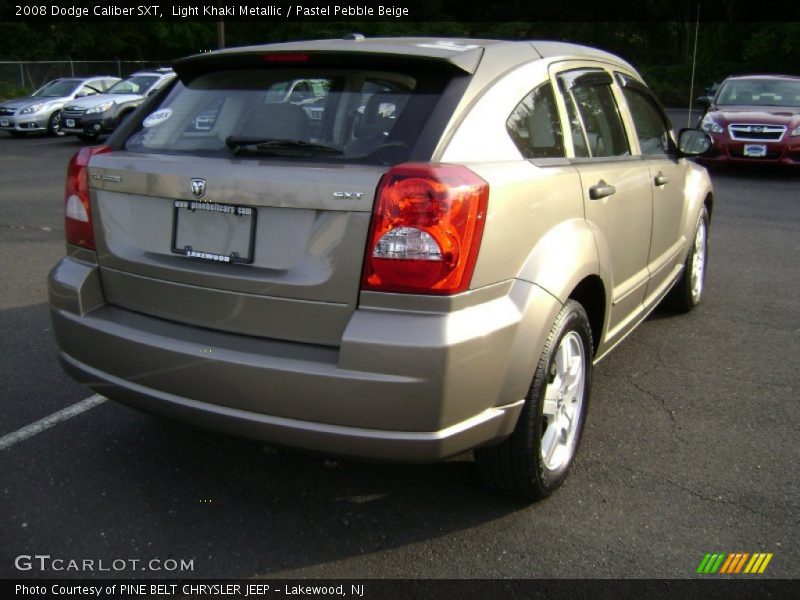 Light Khaki Metallic / Pastel Pebble Beige 2008 Dodge Caliber SXT