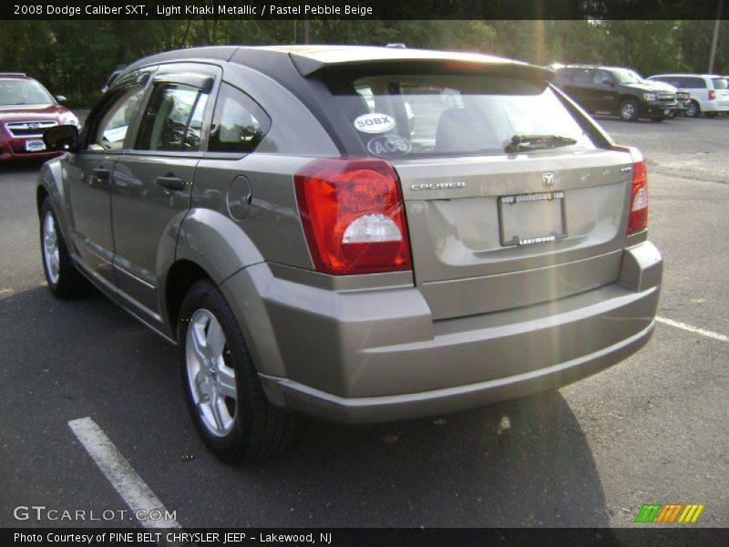 Light Khaki Metallic / Pastel Pebble Beige 2008 Dodge Caliber SXT
