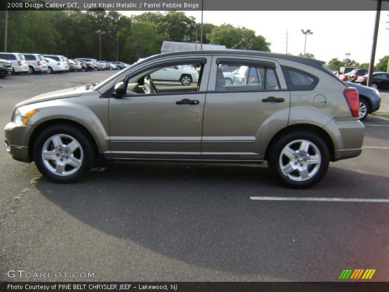 Light Khaki Metallic / Pastel Pebble Beige 2008 Dodge Caliber SXT