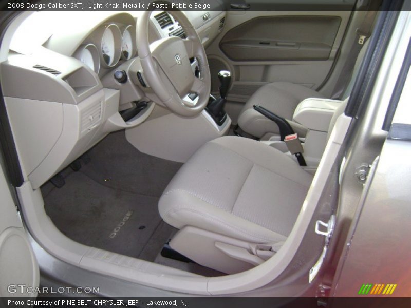  2008 Caliber SXT Pastel Pebble Beige Interior