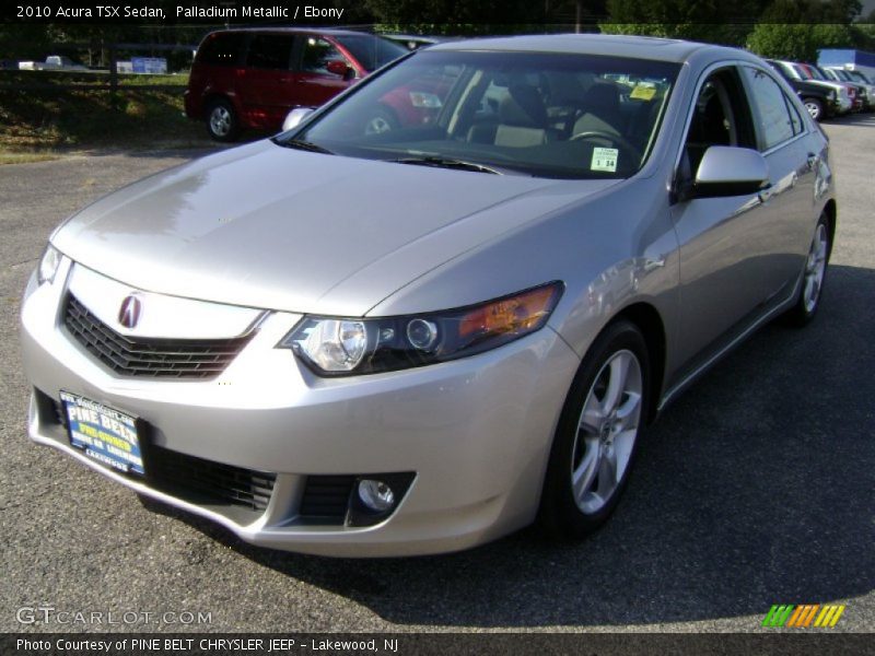 Palladium Metallic / Ebony 2010 Acura TSX Sedan
