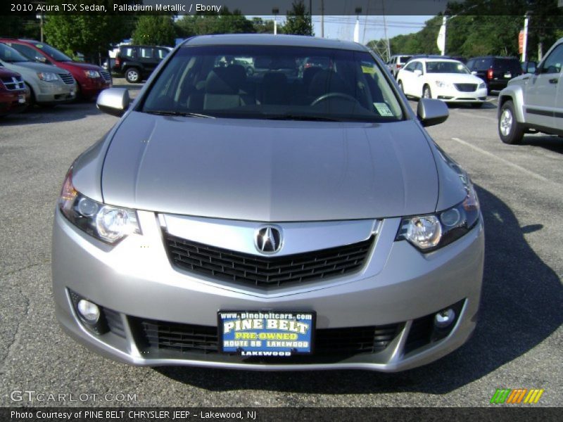 Palladium Metallic / Ebony 2010 Acura TSX Sedan