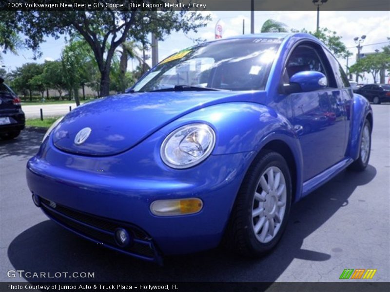 Blue Lagoon Metallic / Grey 2005 Volkswagen New Beetle GLS Coupe