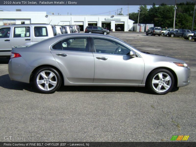 Palladium Metallic / Ebony 2010 Acura TSX Sedan