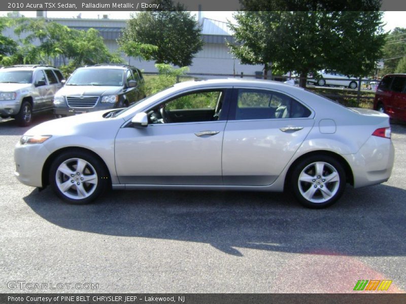 Palladium Metallic / Ebony 2010 Acura TSX Sedan