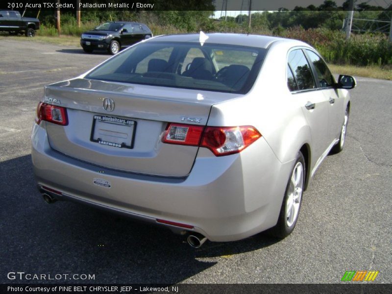 Palladium Metallic / Ebony 2010 Acura TSX Sedan