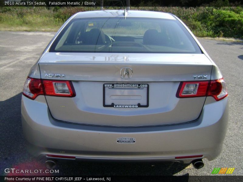 Palladium Metallic / Ebony 2010 Acura TSX Sedan