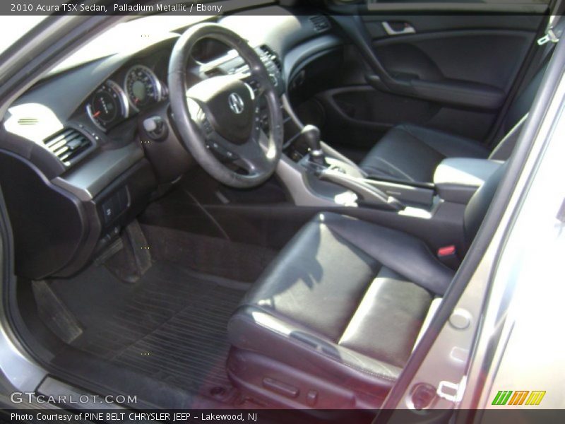 Palladium Metallic / Ebony 2010 Acura TSX Sedan