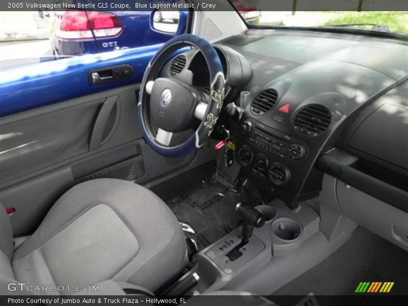 Blue Lagoon Metallic / Grey 2005 Volkswagen New Beetle GLS Coupe