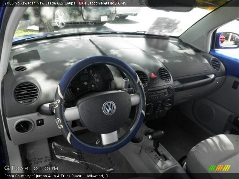 Blue Lagoon Metallic / Grey 2005 Volkswagen New Beetle GLS Coupe