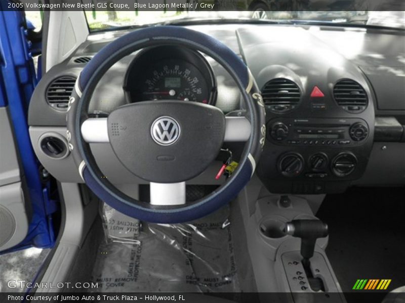 Blue Lagoon Metallic / Grey 2005 Volkswagen New Beetle GLS Coupe