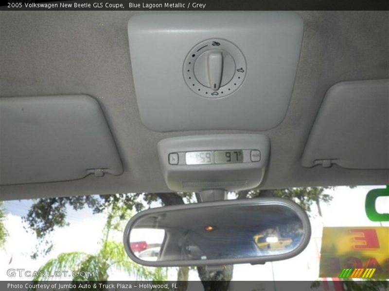 Blue Lagoon Metallic / Grey 2005 Volkswagen New Beetle GLS Coupe