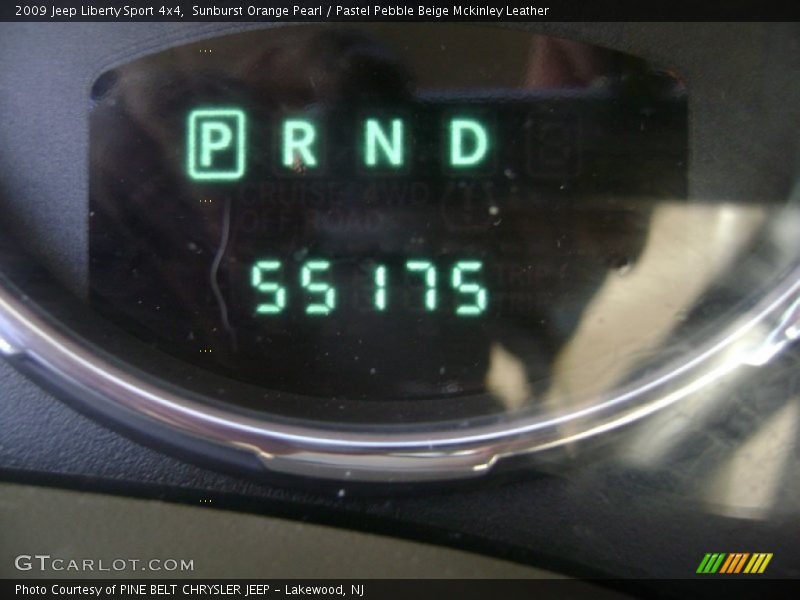 Sunburst Orange Pearl / Pastel Pebble Beige Mckinley Leather 2009 Jeep Liberty Sport 4x4