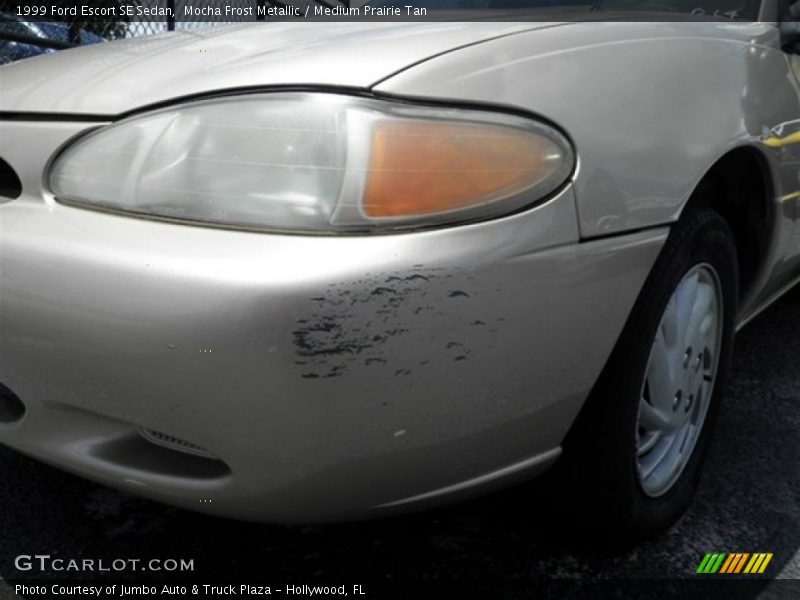 Mocha Frost Metallic / Medium Prairie Tan 1999 Ford Escort SE Sedan