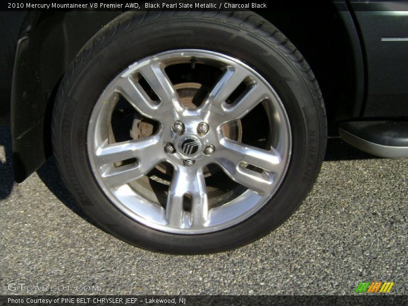 Black Pearl Slate Metallic / Charcoal Black 2010 Mercury Mountaineer V8 Premier AWD