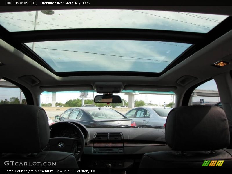 Titanium Silver Metallic / Black 2006 BMW X5 3.0i