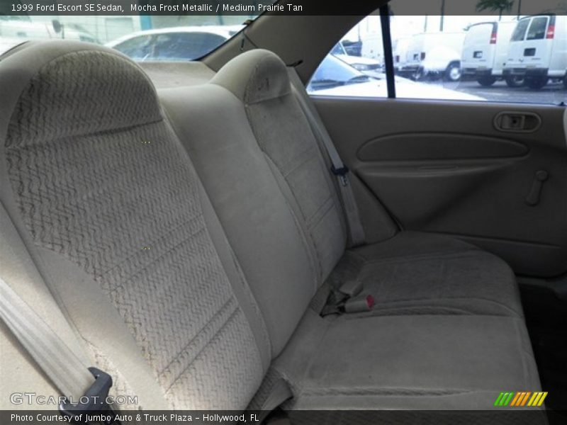 Mocha Frost Metallic / Medium Prairie Tan 1999 Ford Escort SE Sedan