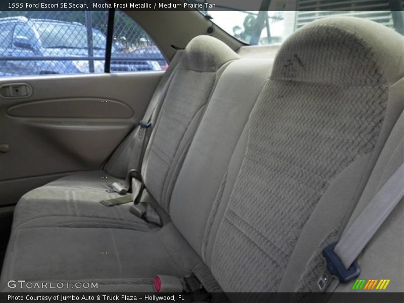 Mocha Frost Metallic / Medium Prairie Tan 1999 Ford Escort SE Sedan