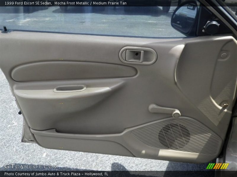 Mocha Frost Metallic / Medium Prairie Tan 1999 Ford Escort SE Sedan