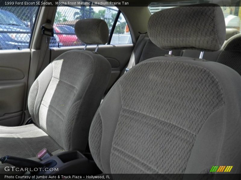 Mocha Frost Metallic / Medium Prairie Tan 1999 Ford Escort SE Sedan