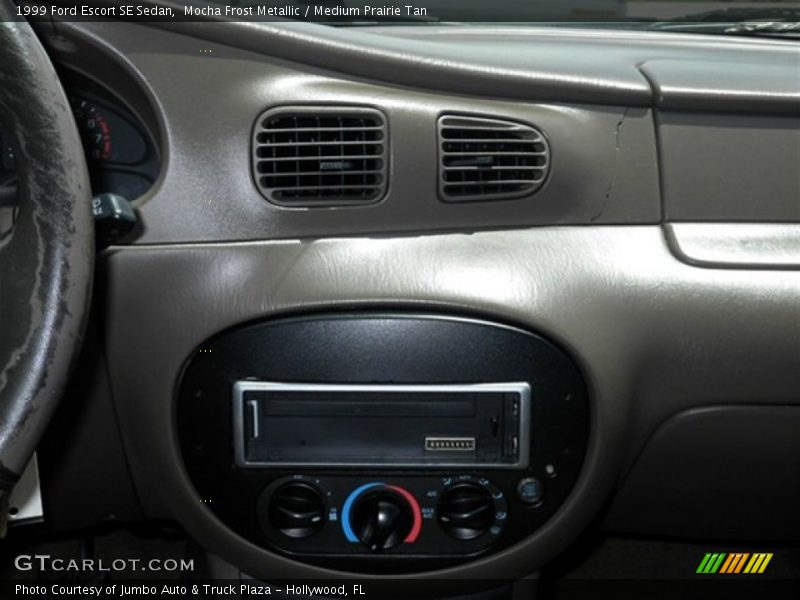Mocha Frost Metallic / Medium Prairie Tan 1999 Ford Escort SE Sedan