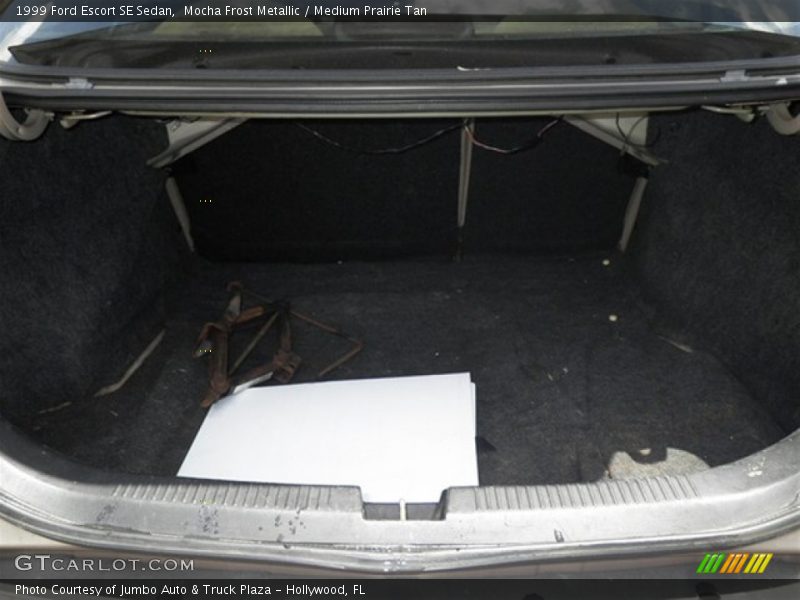 Mocha Frost Metallic / Medium Prairie Tan 1999 Ford Escort SE Sedan