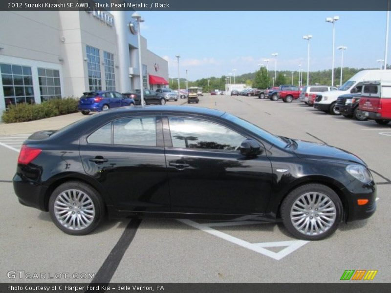 Black Pearl Metallic / Black 2012 Suzuki Kizashi SE AWD