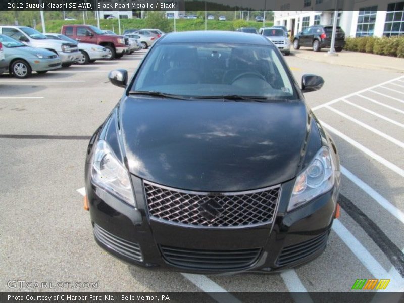 Black Pearl Metallic / Black 2012 Suzuki Kizashi SE AWD