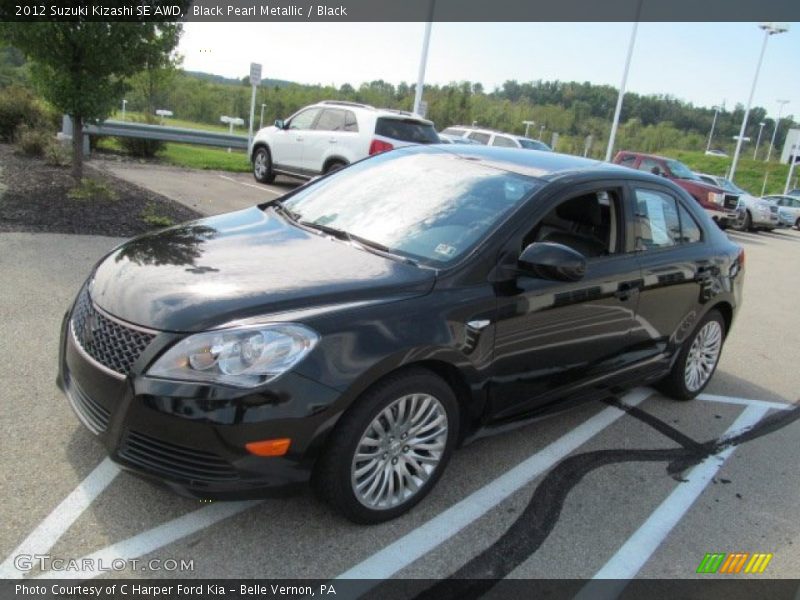 Black Pearl Metallic / Black 2012 Suzuki Kizashi SE AWD