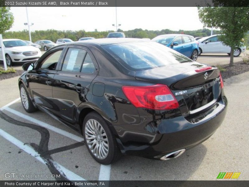 Black Pearl Metallic / Black 2012 Suzuki Kizashi SE AWD