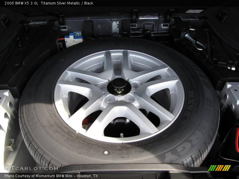 Titanium Silver Metallic / Black 2006 BMW X5 3.0i