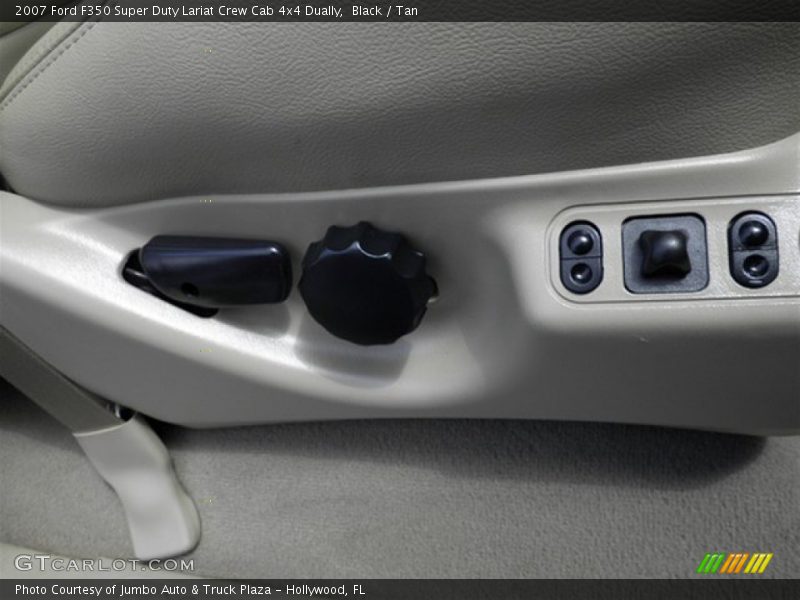 Black / Tan 2007 Ford F350 Super Duty Lariat Crew Cab 4x4 Dually