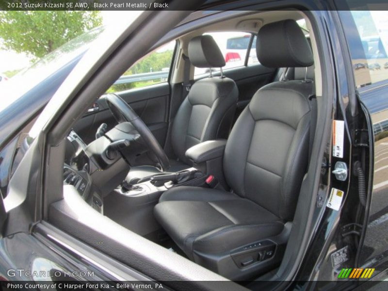 Black Pearl Metallic / Black 2012 Suzuki Kizashi SE AWD